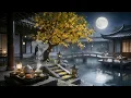 中秋月下桂香茶境｜沉浸式古箏｜桂花映水古寺・深度睡眠・放鬆療癒冥想放鬆 Mid-Autumn Festival Guzheng Meditation