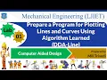 P 01-Part-1-Prepare a Program for Plotting Line using Algorithm-DDA Line Computer Aided Design