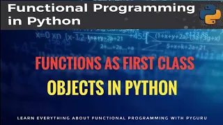 pyFunc 3 First class functions