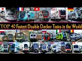 Download Lagu TOP 40 FASTEST DOUBLE DECKER TRAIN IN THE WORLD 2025 || World's Fastest Double Decker Trains