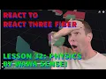 React to React-Three-Fiber - Lesson 32 Physics by WAWA Sensei