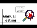 Part-4 Software Testing Types Integration Testing System Testing