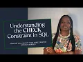 SQL Check Constraint