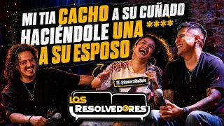 Los Resolvedores - EP 115 Mi tia cacho a su cuñis haciendole una ** a su esposo ft @LaEsmeraldaSoto