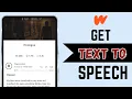 How to Get Text-to-Speech on Wattpad 2025 New Method A Step-by-Step Guide