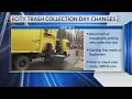 Columbus to change half of city s trash pickup routes starting Sept 2