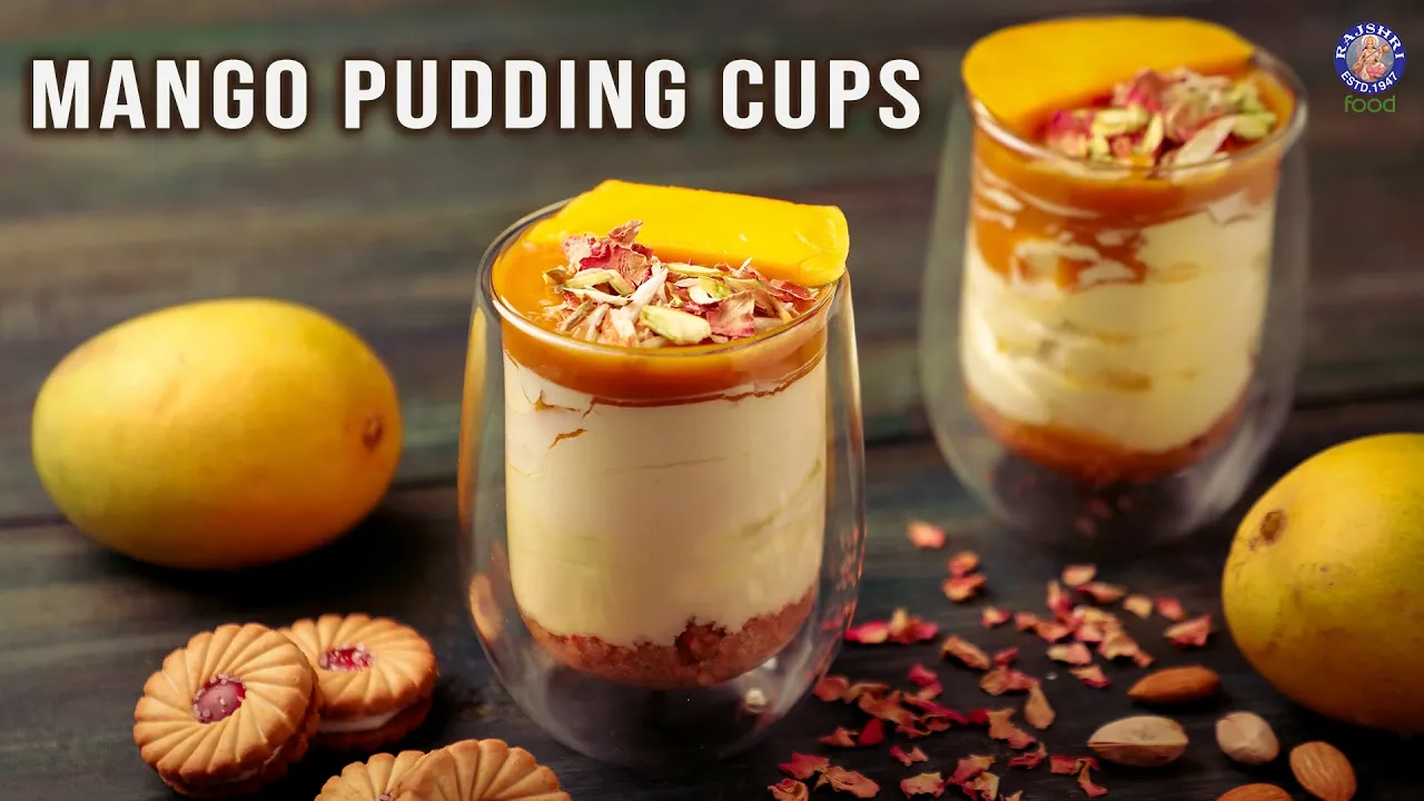 Mango Pudding Recipe - No Bake   Mango Dessert   How To Make Mango Pudding at Home   Summer Recipes