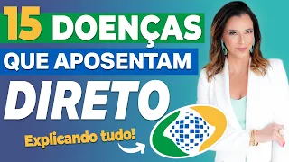 15 DOENÇAS QUE DÃO DIREITO AO BENEFÍCIO DO INSS | AUXÍLIO-DOENÇA OU APOSENTADORIA POR INVALIDEZ