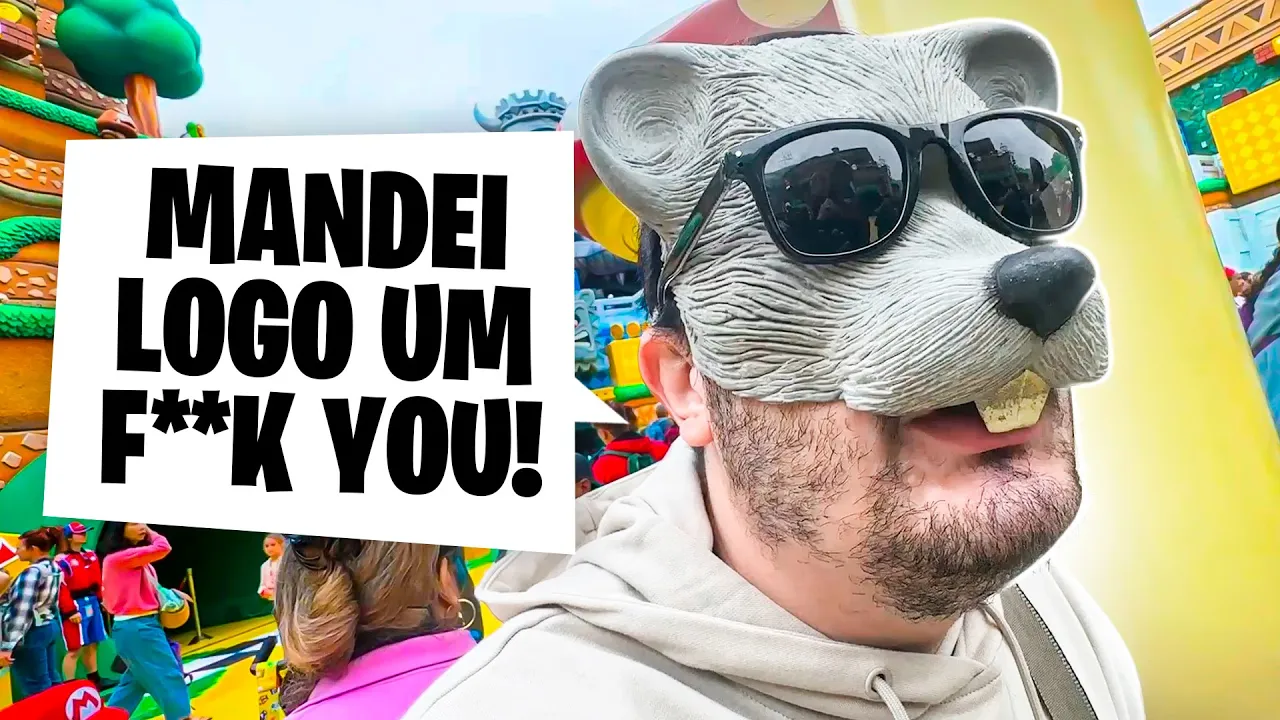 DISCUTI COM UM FUNCIONÁRIO DO PARQUE DO MARIO, SERÁ QUE DEU RUIM?