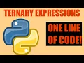 Ternary Expressions in Python If-Else Statements in One Line of Code