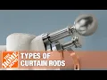Types of Curtain Rods The Home Depot