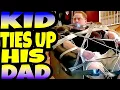 Download Lagu KID TIES UP HIS DAD!!!