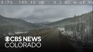 Westbound lanes of Colorado s I-70 reopen after closure at Vail Pass