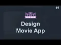 Design Movie App using HTML CSS and JavaScript HTML website design