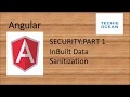 ANGULAR 15 SECURITY INBUILT DATA SANITIZATION