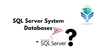 SQL Server System Databases Master Model Msdb Tempdb