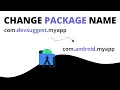 How to change Android App package name Android Studio