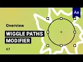 Wiggle paths modifier After Effects