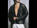 Black Sequin Sheer Open-Front Shirt With Oversized Silhouette