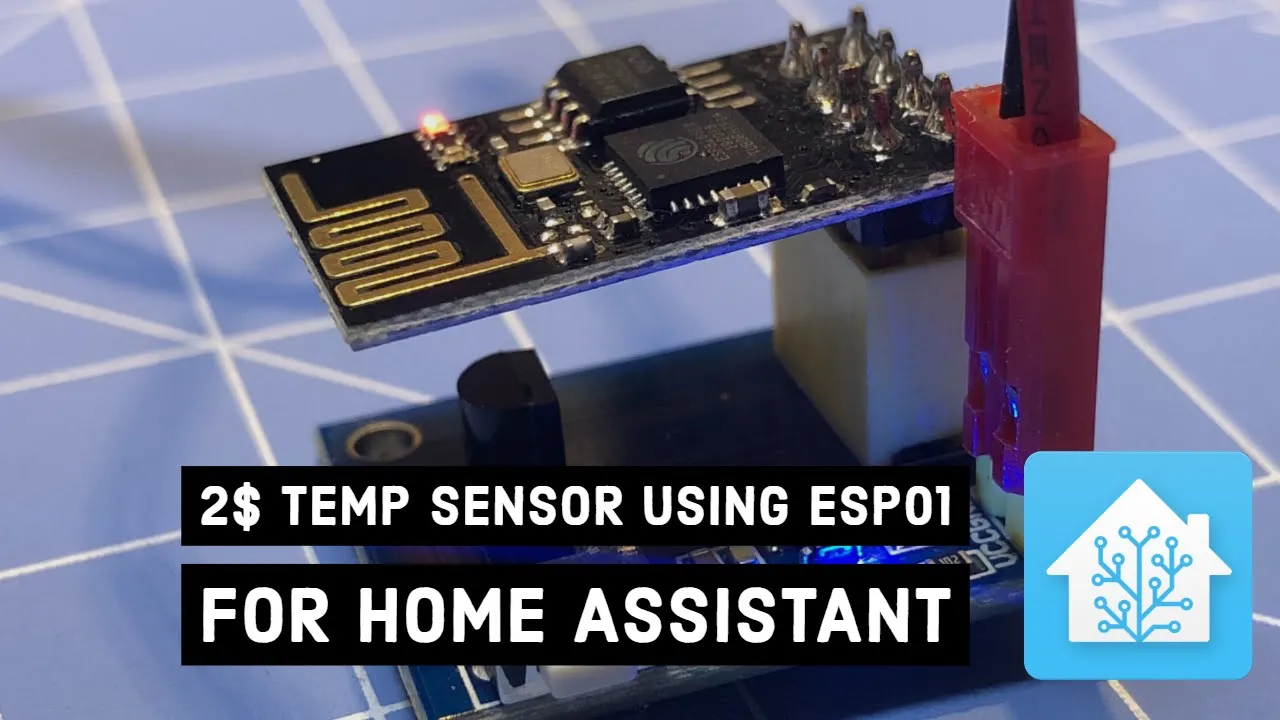 $2 Temp sensor using ESP01 for Home Assistant