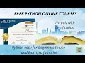 Online Free Python Course Educba Certification Courses for all students