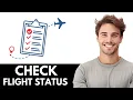 How to Check Flight Status in Real Time Real-Time Flight Tracker Tutorial