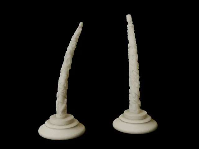 Carved African Ivory Tusk Artifacts | 28mm/32mm Heroic video thumbnail