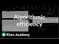 Algorithmic efficiency Journey into cryptography Computer Science Khan Academy