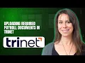 Uploading Required Payroll Documents in TriNet