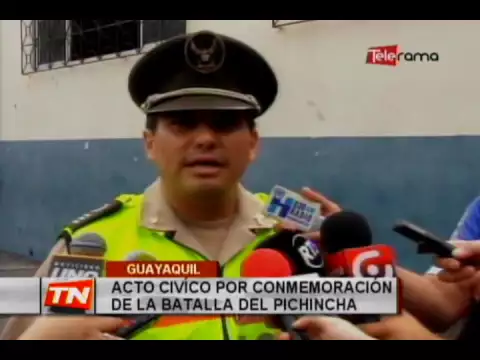 Acto cívico por conmemoración de la batalla del Pichincha