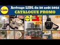 catalogue LIDL du 20 aout 2026 Arrivage maison cuisine linge Promos deals SilverCrest pub