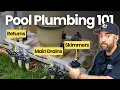 Pool Valves and Plumbing Lines for BEGINNERS 3-Way Valves Suction Side Pressure Side