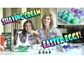 SHAVING CREAM EASTER EGGS DIY Marbled Egg Dyeing
