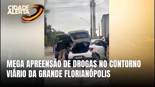 320 quilos de maconha são apreendidos após perseguição na Grande Florianópolis