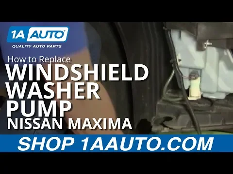 How To Replace Windshield Washer Pump 04 08 Nissan Maxima 1a Auto