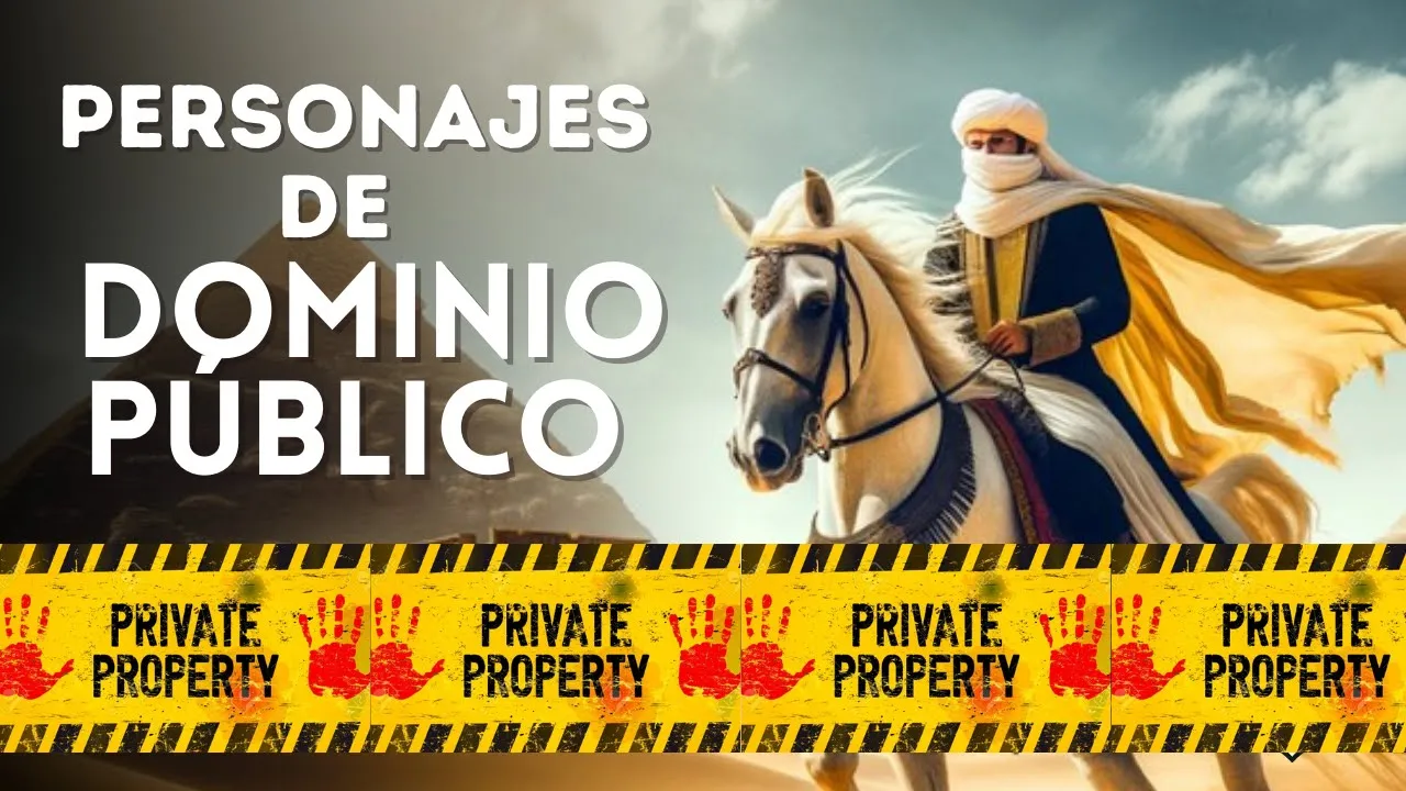 PERSONAJES DE DOMINIO PÚBLICO | Los héroes libres de derechos #conferencia