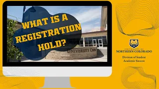 What is a Hold Registration Ready at UNCO