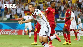 2014 Thriller: Germany 2-2 Ghana | Klose, Gyan, Ayew, Gotze