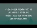 A Thousand Miles - Vanessa Carlton (Lyrics)