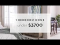 1 Bedroom Home Under 3700 Living Spaces