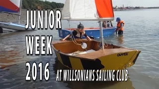 Wilsonains sailing club ‘Junior week’ 2016 Izzys turn to go sailing with friends