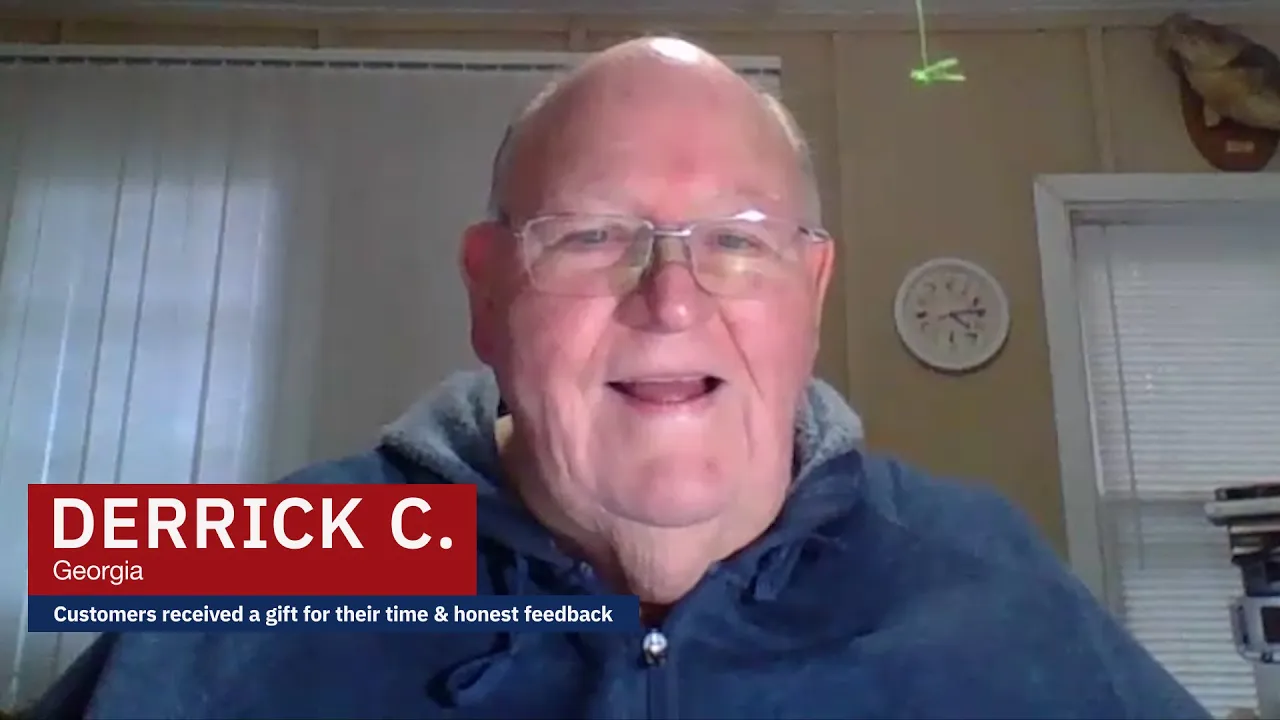Derrick C. from Georgia shares his thoughts on 4Patriots Ultimate Water Countertop Filtration System emergency supplies in a testimonial video filmed at home.