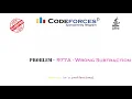 Codeforces Problem 977-Wrong Subtraction solved by java in Bangla