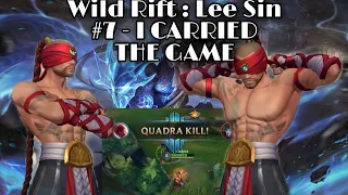 Download Wild Rift : Lee Sin #7 - I CARRIED THE GAME MP3