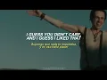 Taylor Swift - I Knew You Were Trouble (Taylor's Ver.) // Sub. Español + Inglés