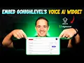 How to Embed a GoHighLevel s NEW Voice AI Chat Widget as a BUTTON on Any Website