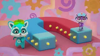 🦝द रकून बैंड | Episode 31 चुंबक MAGNET 🧲 | Fun Songs, Music Box Magic & Musical Learning for Kid