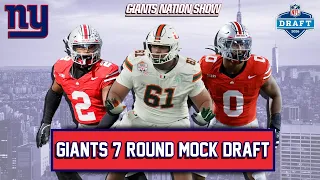 Giants 7 Round Mock Draft