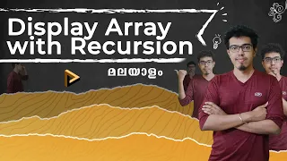 4 Display Array Recursion Malayalam Series