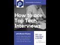 How to crack Top Tech Companies Interviews like Google Amazon Facebook Microsoft